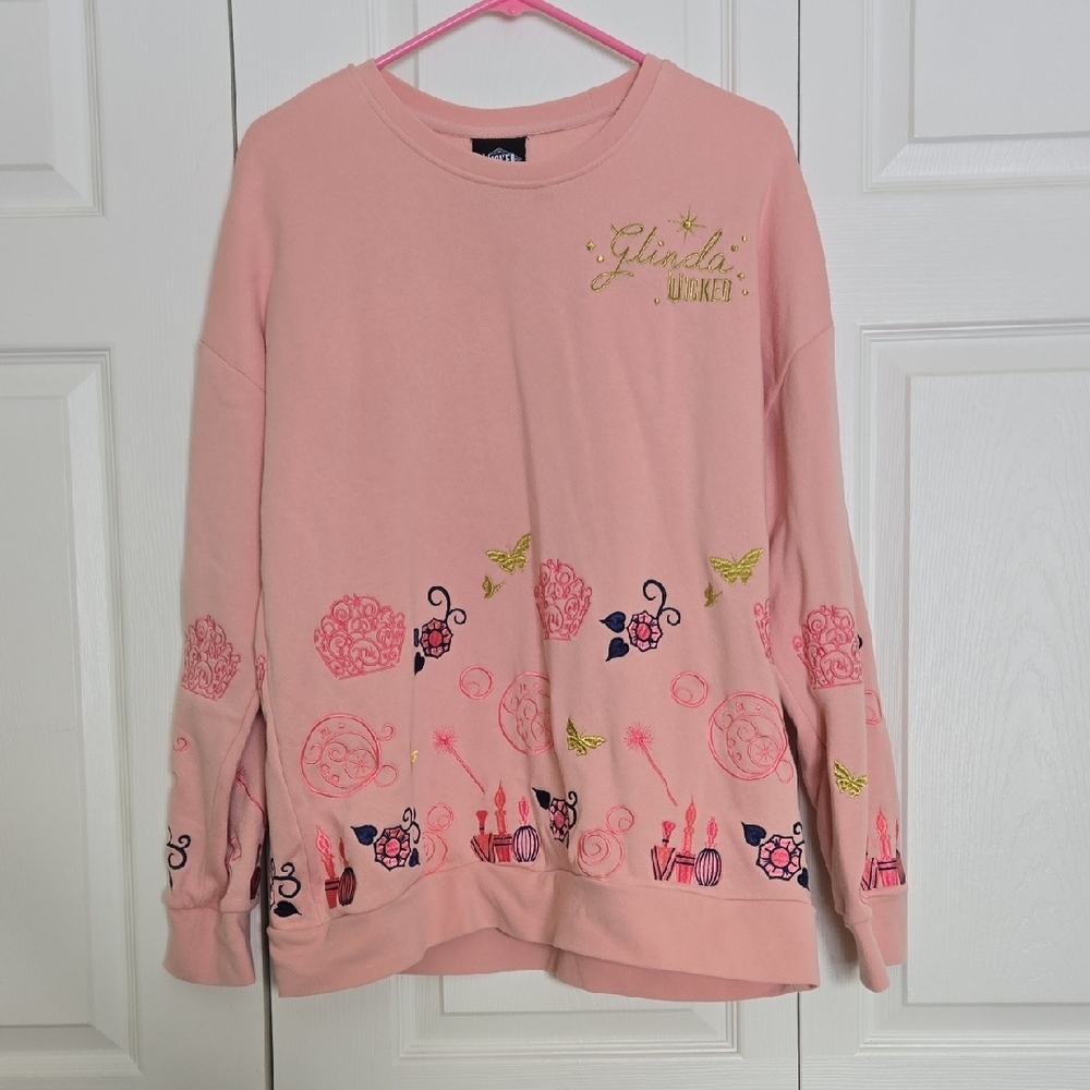 Wicked Glinda Embroidered Sweatshirt